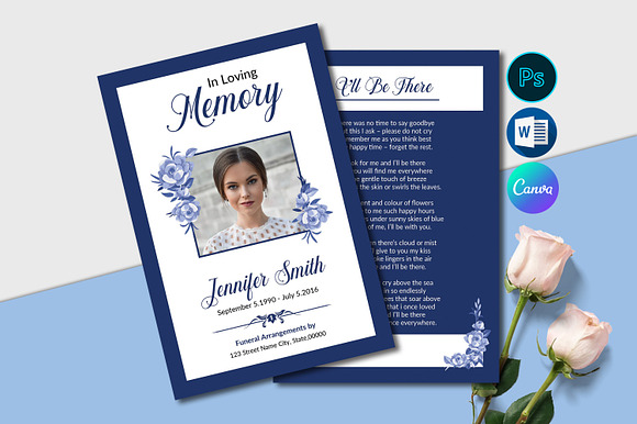 Funeral Prayer Card preview 5