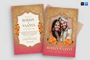 Indian Wedding Invitation Template, a Card Template by BrandPacks (Thumbnail 1 of 5)