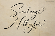 Sanluigi Nothaylor Calligraphy Font