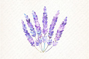 Lavender Mother’s Day Clipart, an Illustration by Watercolor design (Thumbnail 10 of 13)