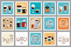 30 Vectors - Coffee Design