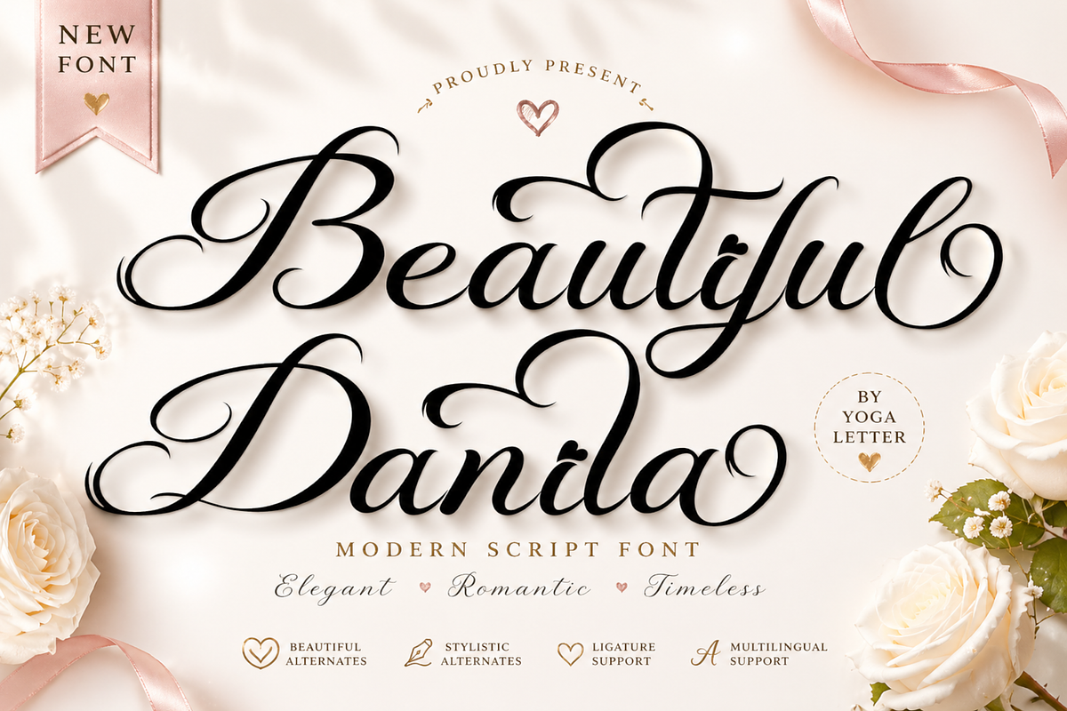 Beautiful Special Bundle, a Handwritten Font by Yoga Letter (Photo 7 of 24)