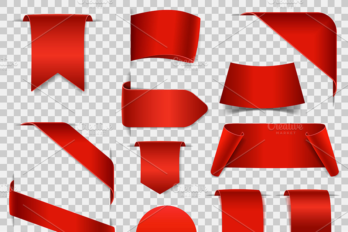 Blank and Sale Paper Banners, a Decorative Illustration by TAlex (Photo 5 of 6)