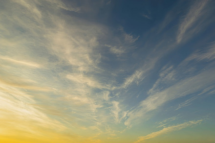 Sky and clouds sunset background., a Nature Photo by Shootdiem