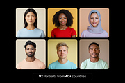 Realistic Diverse Portraits Pack, a Graphic by neueworld (Thumbnail 3 of 6)