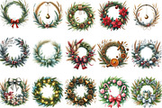Grass Wreath Christmas Sublimation, an Illustration by Designking (Thumbnail 3 of 5)