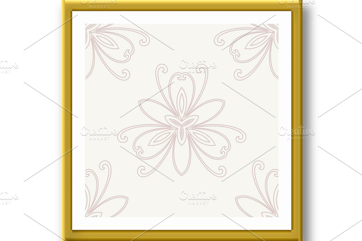 Floral Seamless Vector Pattern, a Decorative Illustration by FineArtStudio (Photo 3 of 3)