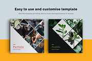 Square Portfolio Brochure Template, a Brochure Template by RWstudio (Thumbnail 9 of 9)