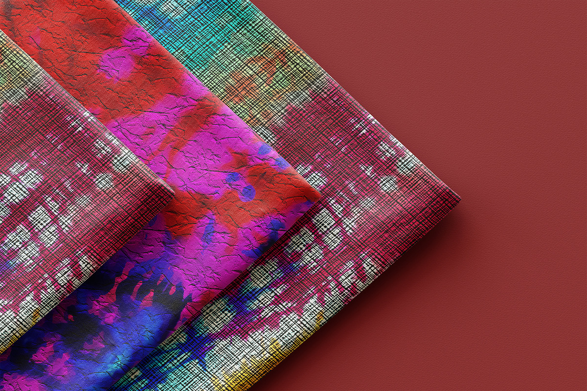 Tie-Dye Texture Digital Papers #95, a Texture Graphic by Digital Art Collectibles (Photo 2 of 5)