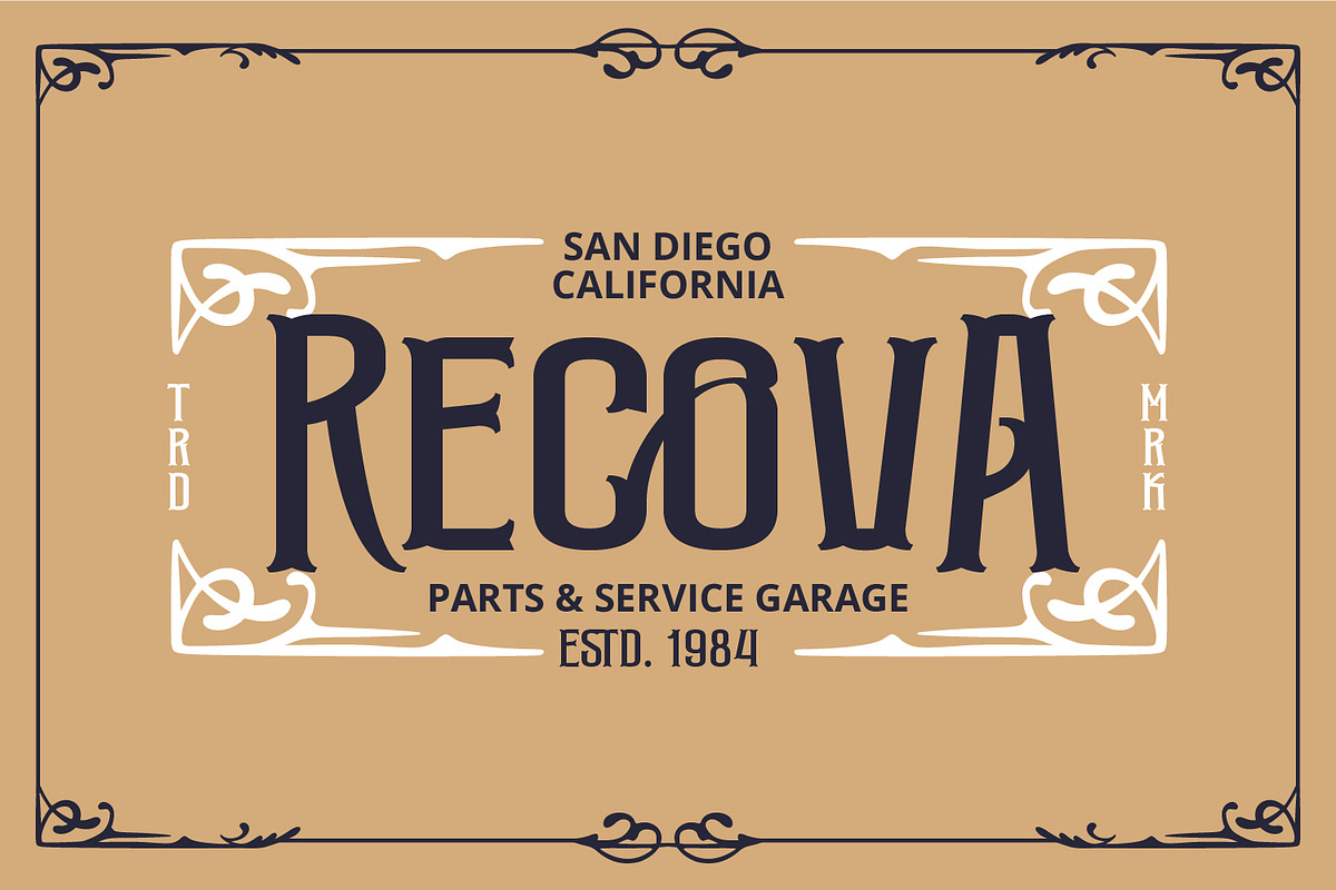 Tarvise, a Symbol Font by Vintage Division (Photo 8 of 15)