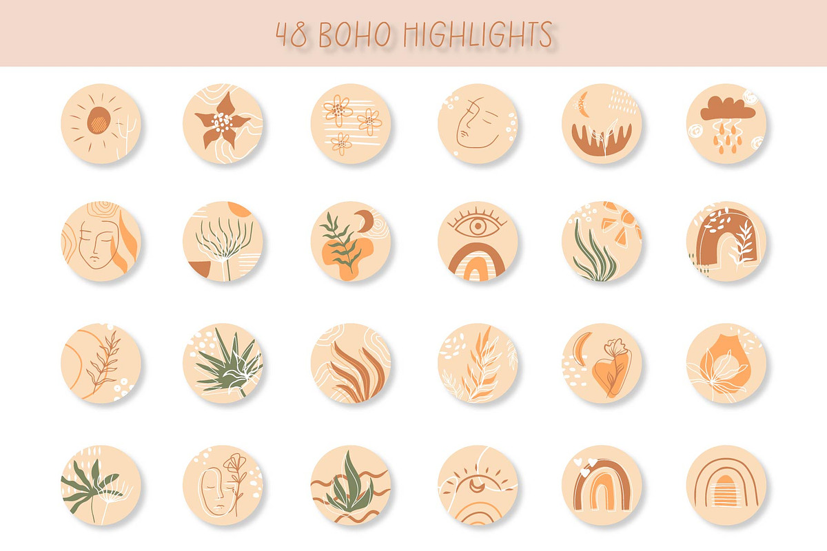 Boho Big collection, a Background Graphic by roskque (Photo 6 of 19)