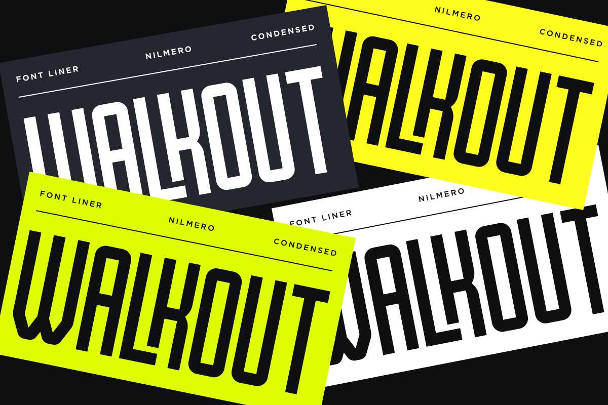 Nilmero - Modern Condensed Font, a Sans Serif Font by Font Liner (Photo 5 of 13)