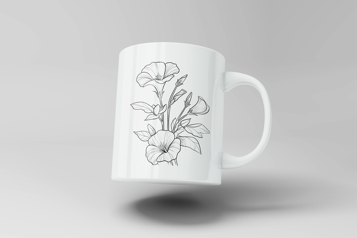Wild Flowers Coloring Page, a Graphic by Forhadx5 (Photo 11 of 15)