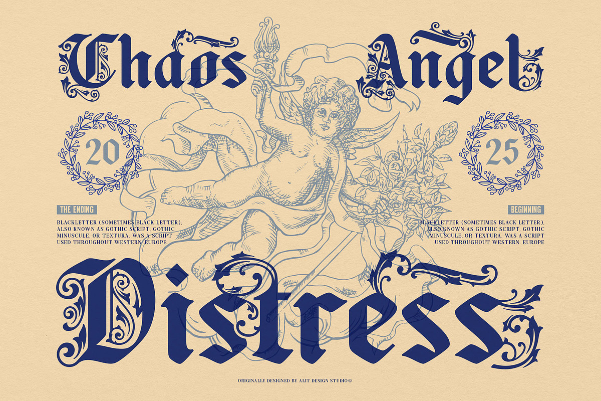 Black Kiyrand Typeface, a Blackletter Font by alit design (Photo 4 of 17)