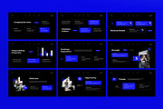 Black Company Profile Google Slide, a Presentation Template by graphicook (Thumbnail 3 of 5)