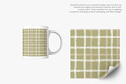 neutral plaid seamless pattern, a Decorative Illustration by Pink Studio Art (Thumbnail 3 of 5)