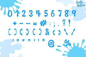 Water Splash Font