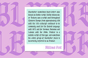 Milltown, a Blackletter Font by Vintage Division (Thumbnail 2 of 10)