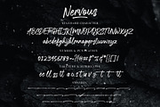 Nervous Brush Font, a Script Font by trustha (Thumbnail 14 of 15)