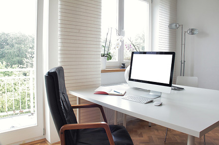 Home business stock photo containing study and business