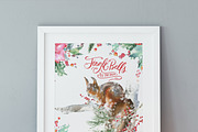 Christmas Watercolor Woodland Story, an Animal Illustration by Catherine Wheel (Thumbnail 17 of 29)