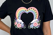 Rainbow Bridge Heart Clipart 15 PNG, an Animal Illustration by Tanya Kart (Thumbnail 4 of 10)