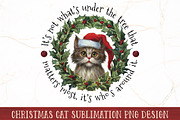 Christmas Cat Sublimation Bundle, an Animal Illustration by RossiGalleria (Thumbnail 11 of 11)