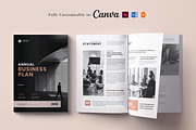 Business Planner Template, Canva, a Brochure Template by DesVert (Thumbnail 1 of 6)
