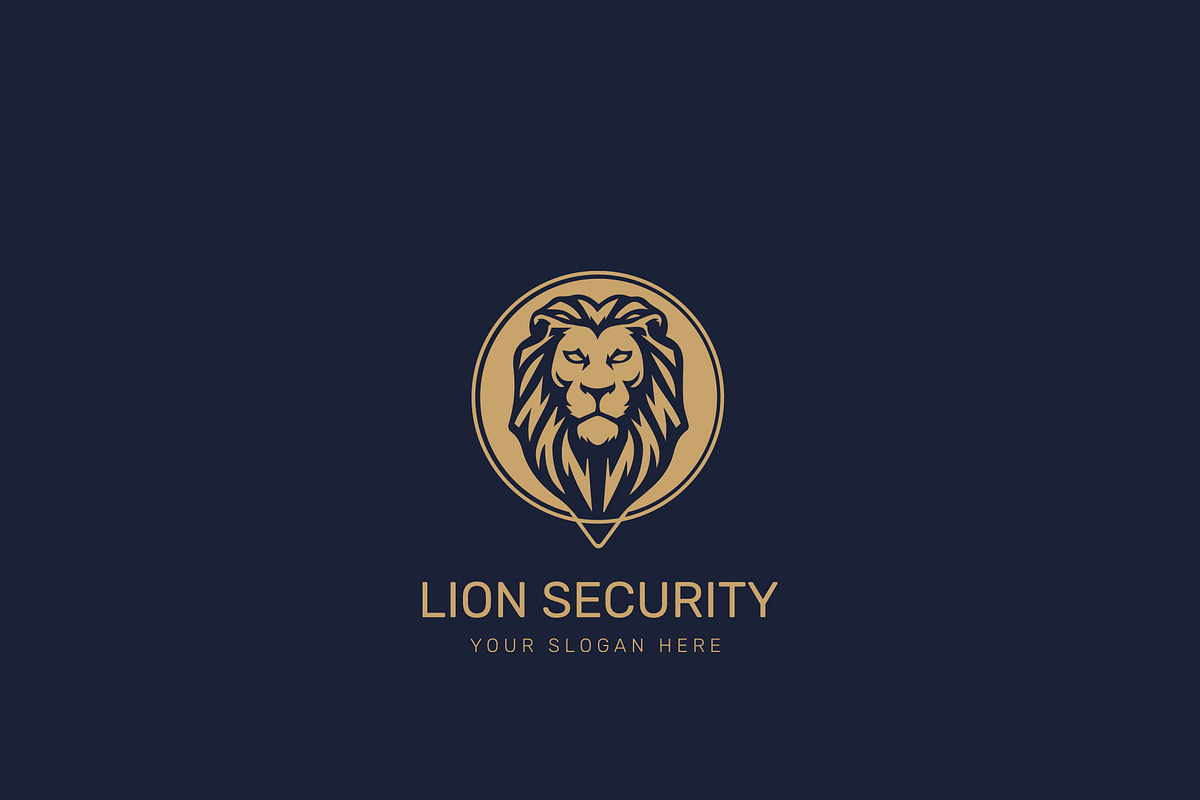 Lion Security Company Logo, a Branding & Logo Template by HueNestify (Photo 1 of 2)