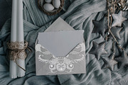 Blue floral FLORENCE- ornament set, a Decorative Illustration by Moonflora (Thumbnail 6 of 8)