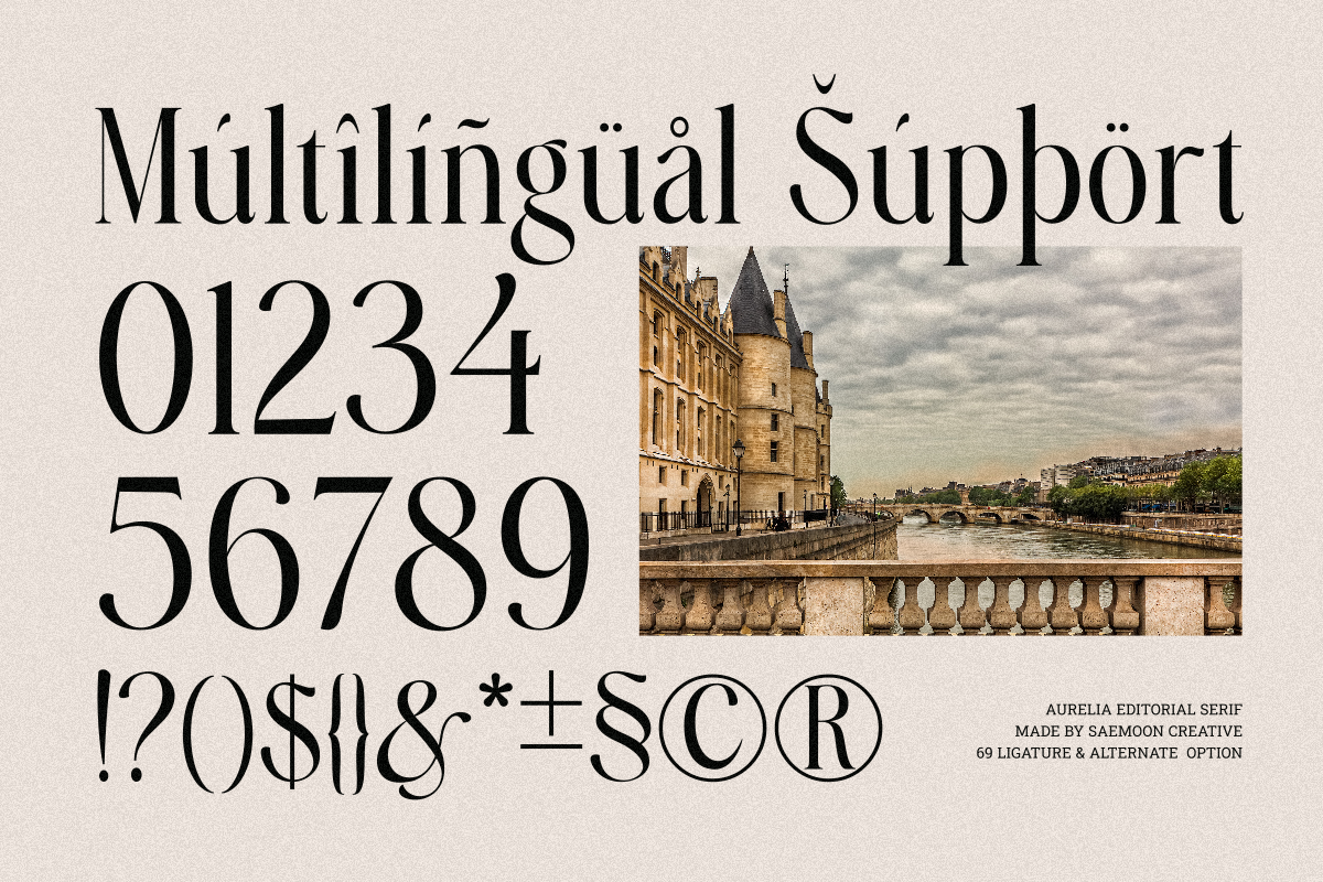 Aurelia Symphony, a Serif Font by saemoon creative (Photo 14 of 15)