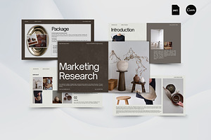 Marketing Research Presentation Deck, a Presentation Template by Pani Temp.