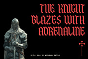 Qordhion - Blackletter Font, a Blackletter Font by MooneseyeType (Thumbnail 2 of 9)