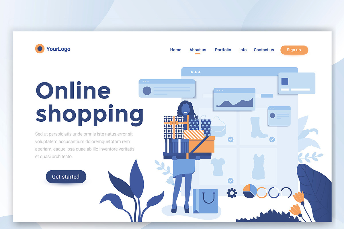 Landing page templates, an Education Illustration by Creative Graphics (Photo 8 of 12)