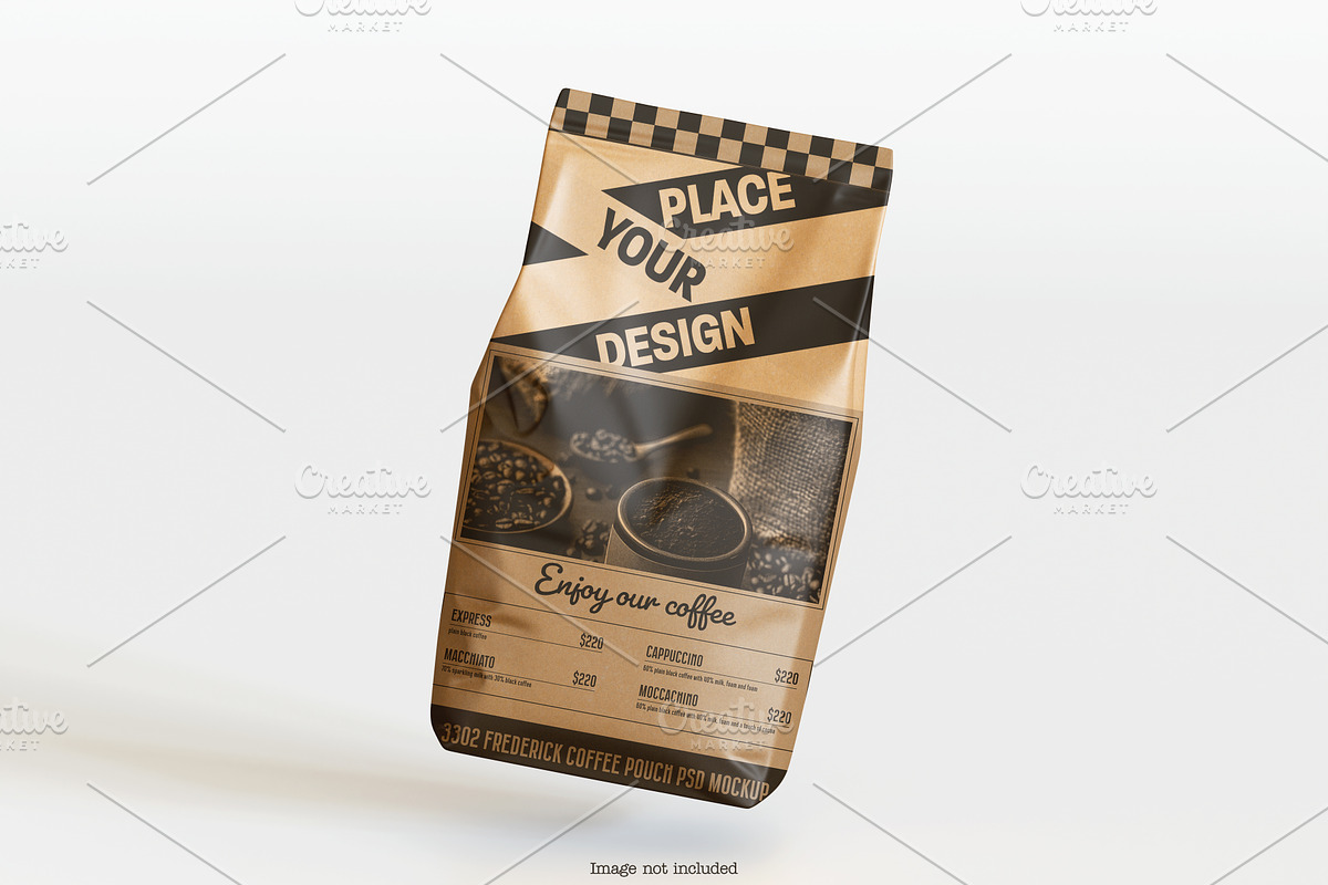 Coffee Pouch Mockup Bundles, a Packaging Mockup by Ambo Ampeng (Photo 5 of 22)