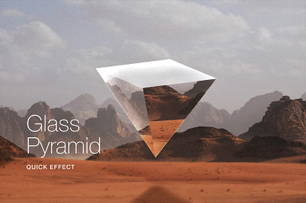 Glass Pyramid Distortion Effect