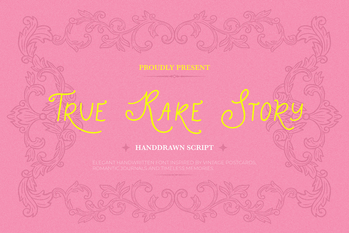 True Rare Story Font, a Handwritten Font by AnnArt (Photo 1 of 10)