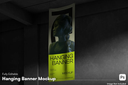 Banner Mockup - Hanging Wall Display, an Advertising Mockup by graphicsauce (Thumbnail 1 of 4)