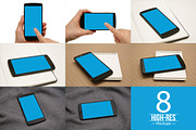 8 Nexus 5 Mockups for Photoshop, an Android Mockup by SparkleStock (Thumbnail 3 of 6)