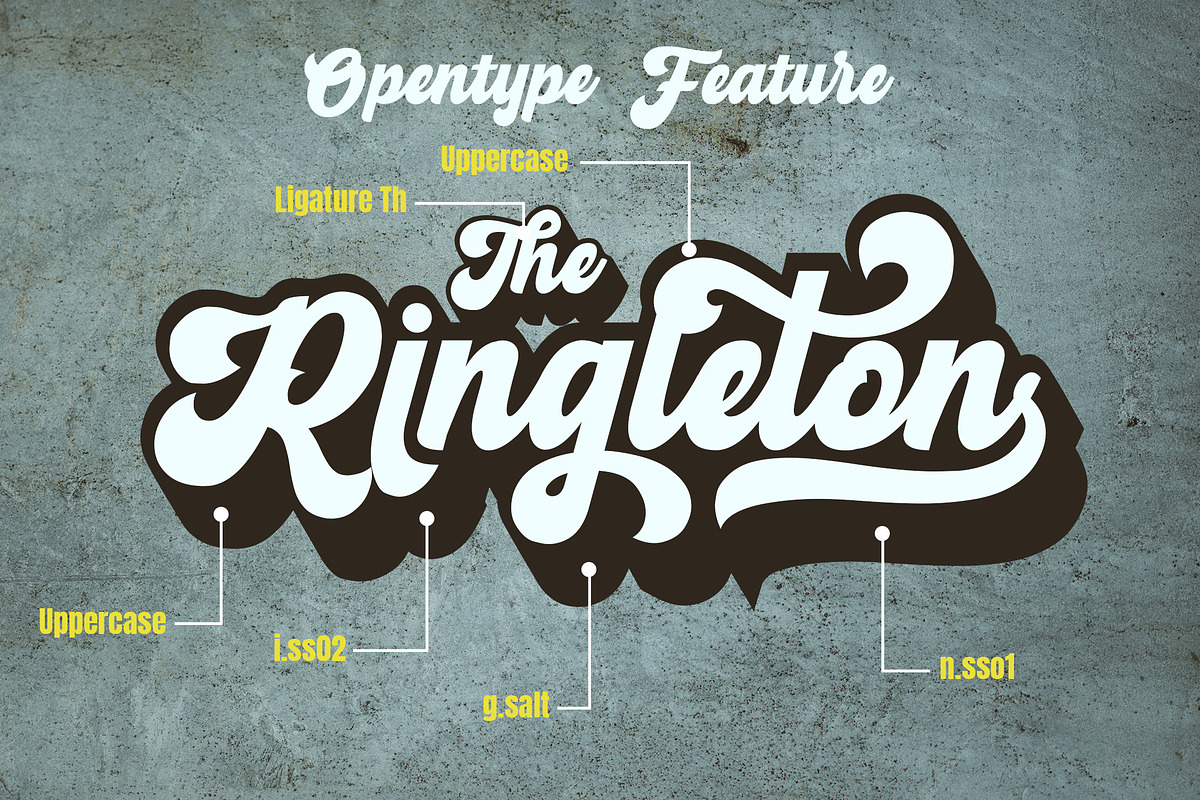 The Magniton - Retro Script, a Script Font by MJB Letters (Photo 5 of 10)