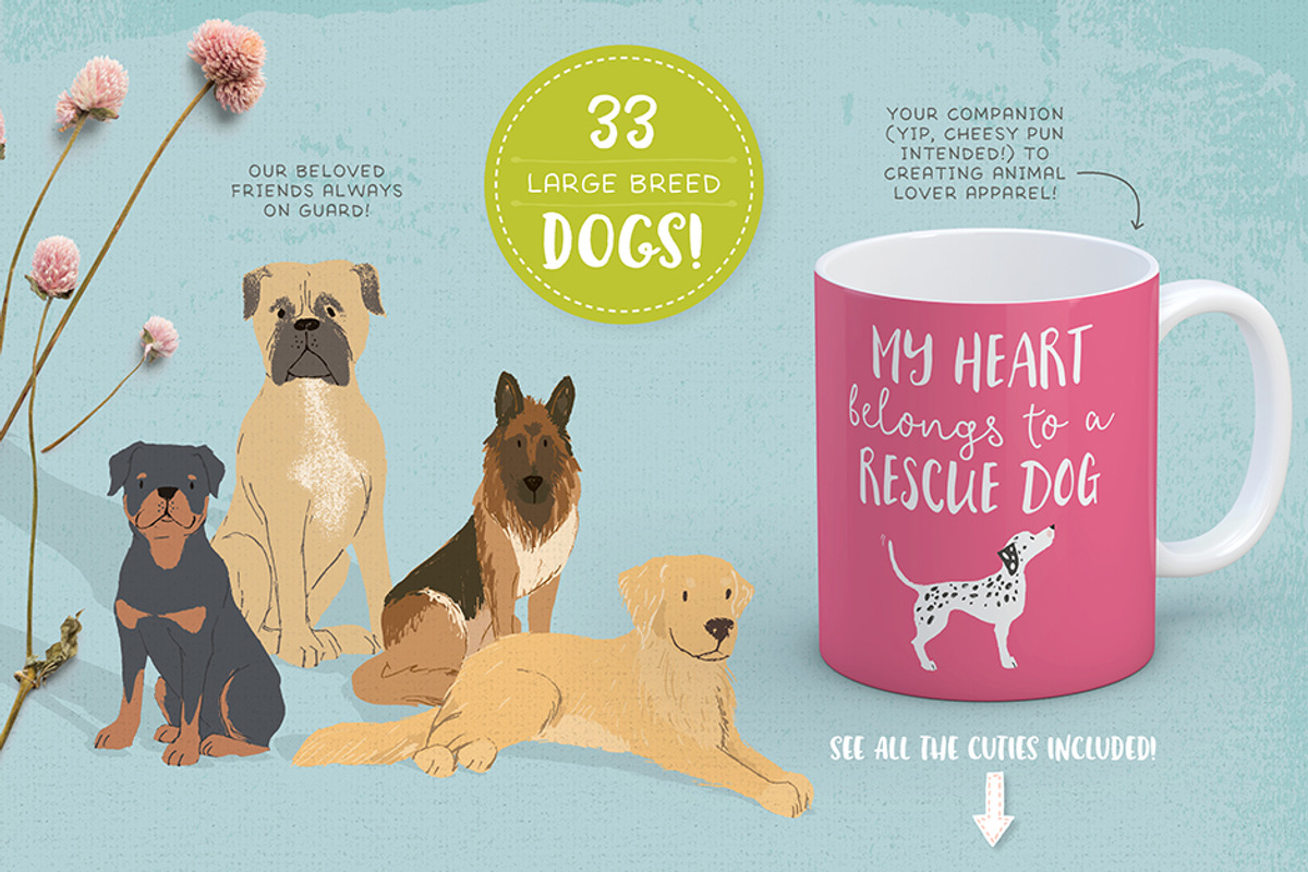 Cats, Dog breeds & Horses: 165 pets, an Animal Illustration by Lisa Glanz (Photo 6 of 7)