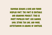 Radoyan Jenang - Kids Font, a Sans Serif Font by Iqsiart Studio (Thumbnail 2 of 6)