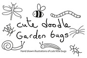 Cute doodle garden bugs, an Animal Illustration by Liz Pengilley Studio (Thumbnail 1 of 4)