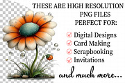 Whimsical Spring Daisy Flower Clipar, an Illustration by Daily.Designs (Thumbnail 2 of 8)