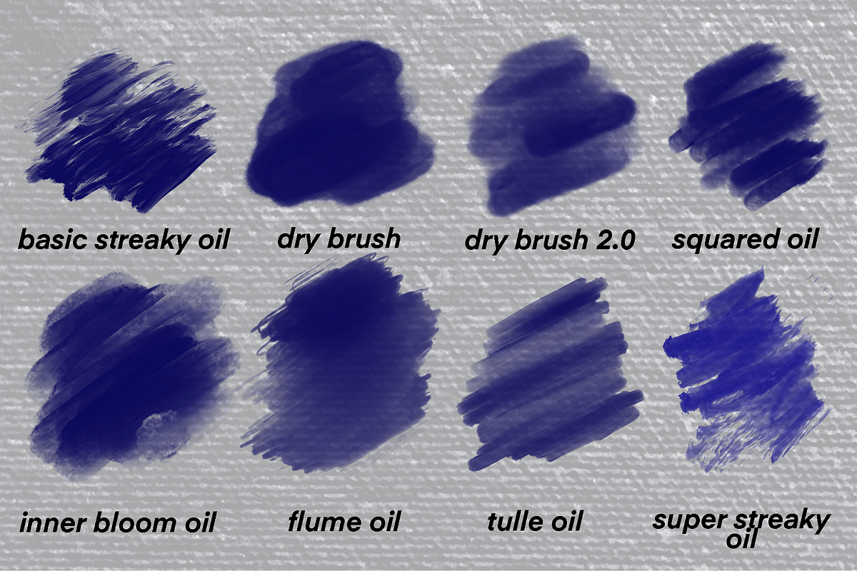 Oil 47 | Procreate Brush Kit, a Brush Add-On by Rachel McBride Creative (Photo 7 of 11)
