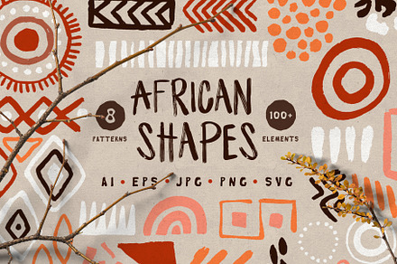 African Shapes: Graphics + Patterns