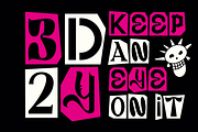 Punk Of Sad Font, a Symbol Font by Marvadesign (Thumbnail 8 of 8)