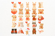 Watercolor Valentine's Day Clipart, an Illustration by Nicolle's Colorful Art (Thumbnail 3 of 7)