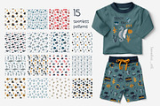 Sea Life clipart & pattern, an Animal Illustration by tamatus_art (Thumbnail 5 of 9)