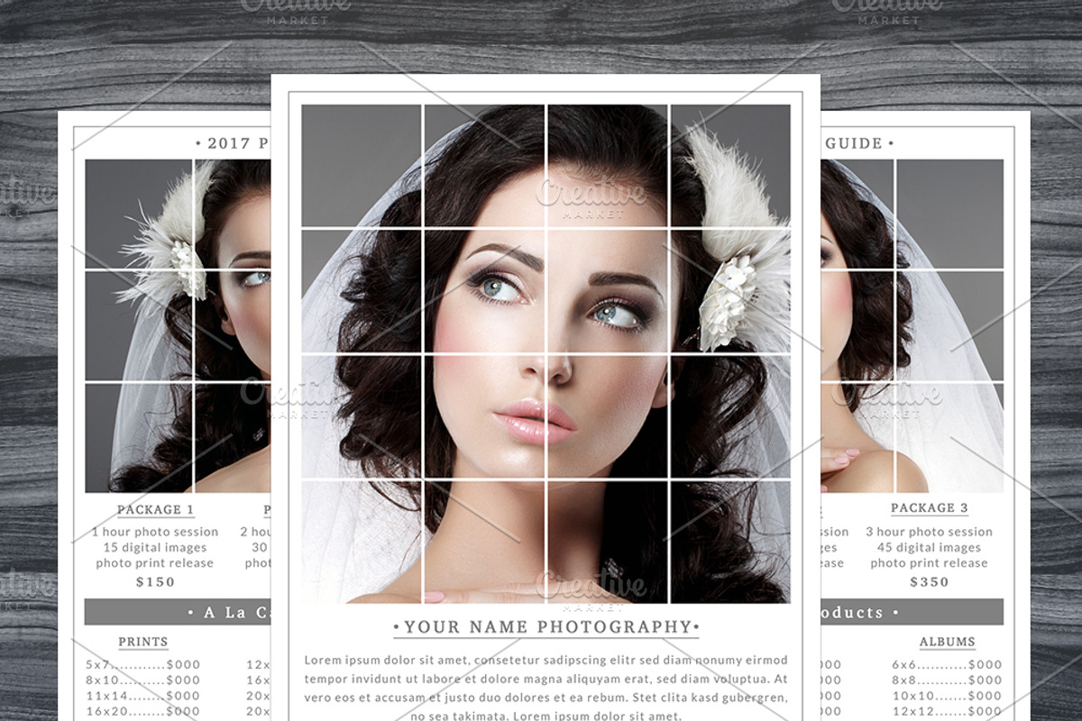 Photography Pricing Guide Template, a Flyer Template by NM-Design-Studio (Photo 2 of 4)